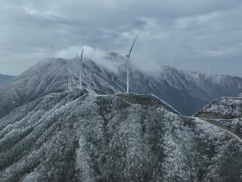 涟源 冬日 雪景 壮美如画