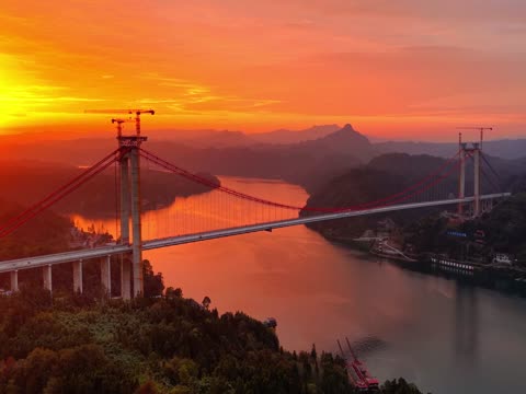 交通  高速公路  张官高速  洞庭溪沅水特大桥